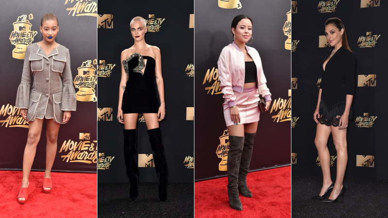 Illustration for article titled Stars Donned Their Best Sequins on the MTV Movie & TV Awards Red Carpet
